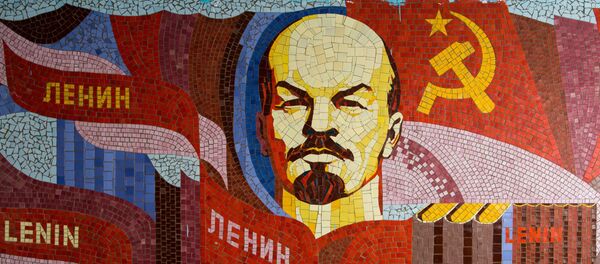  Un mosaico de Vladímir Lenin, líder de la revolución bolchevique - Sputnik Mundo