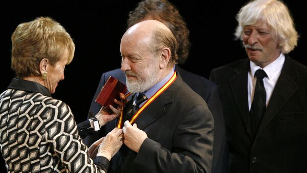 El actor y humorista argentino Marcos Mundstock, centro (archivo) - Sputnik Mundo