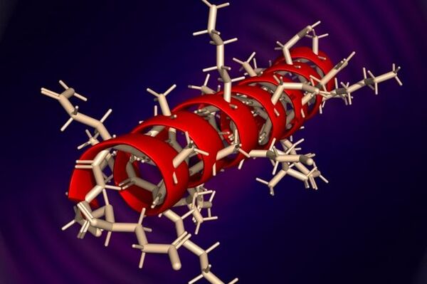 Estructura molecular de Covid-19. Imagen referencial - Sputnik Mundo