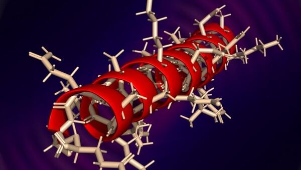 Estructura molecular de Covid-19. Imagen referencial - Sputnik Mundo