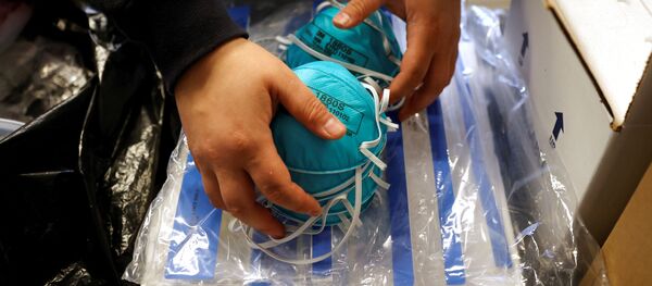 Mascarillas N95 (imagen referencial) Mascarillas N95 (imagen referencial) - Sputnik Mundo