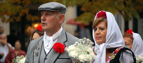 Chulapos en Madrid  - Sputnik Mundo