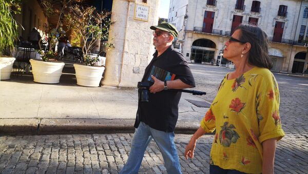 Silvio Rodríguez en la Habana Vieja - Sputnik Mundo