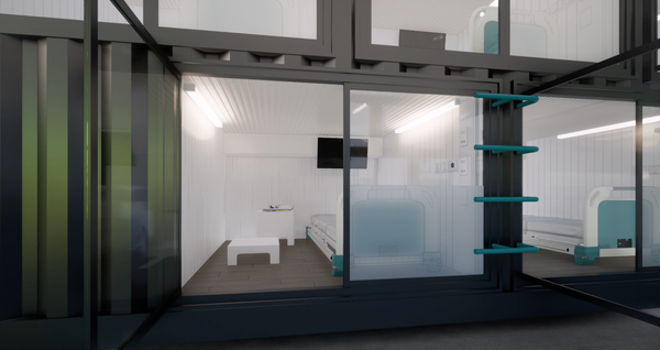 Así son las cabinas hospitalarias chilenas para acoger infectados de COVID-19 - Sputnik Mundo