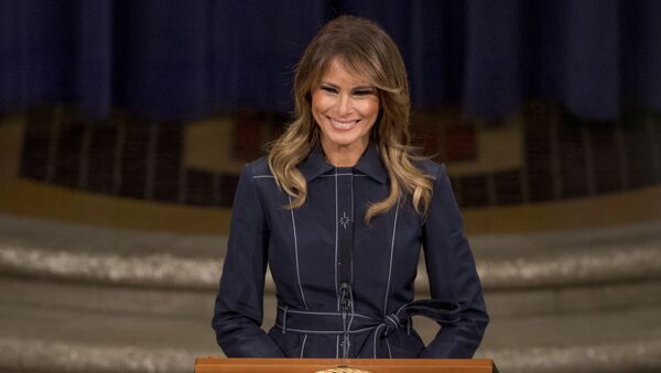 Melania Trump, primera dama de EEUU - Sputnik Mundo