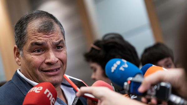Rafael Correa, expresidente de Ecuador - Sputnik Mundo