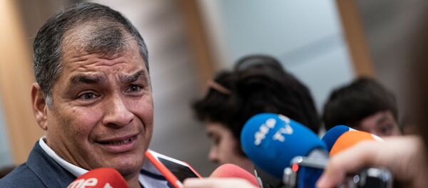 Rafael Correa, expresidente de Ecuador - Sputnik Mundo