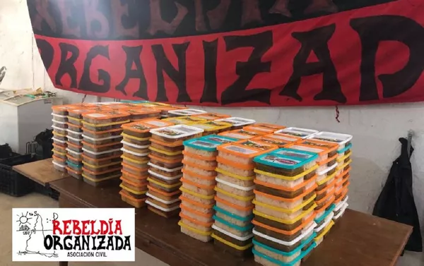 Viandas de alimentos para ser entregadas por asociación civil Rebeldía Organizada en Uruguay Viandas de alimentos para ser entregadas por asociación civil Rebeldía Organizada en Uruguay - Sputnik Mundo