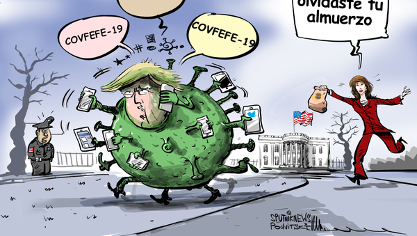El coronavirus le quita el almuerzo a Trump El coronavirus le quita el almuerzo a Trump - Sputnik Mundo