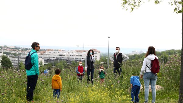 Cese del confinamiento en Madrid, España Cese del confinamiento en Madrid, España - Sputnik Mundo
