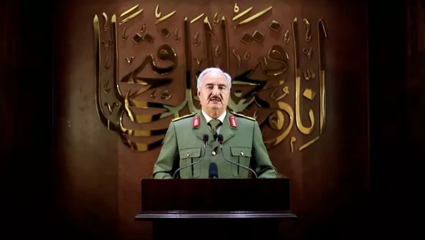 Mariscal Jalifa Haftar, el jefe del Ejército Nacional Libio
