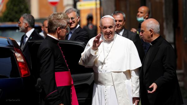 El papa Franciso en Roma - Sputnik Mundo