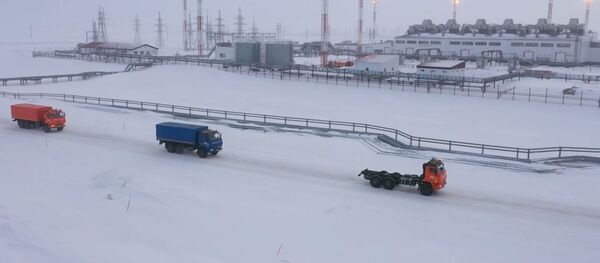 Prueban los camiones autónomos Kamaz en condiciones extremas en Rusia - Sputnik Mundo