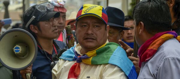 Jaime Vargas, presidente de la Conaie - Sputnik Mundo