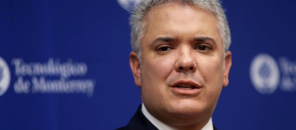 Iván Duque, presidente de Colombia - Sputnik Mundo