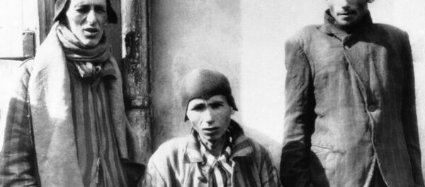 Prisioneros del campo de concentración Dachau - Sputnik Mundo