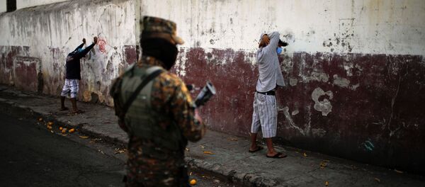 Militar de El Salvador - Sputnik Mundo