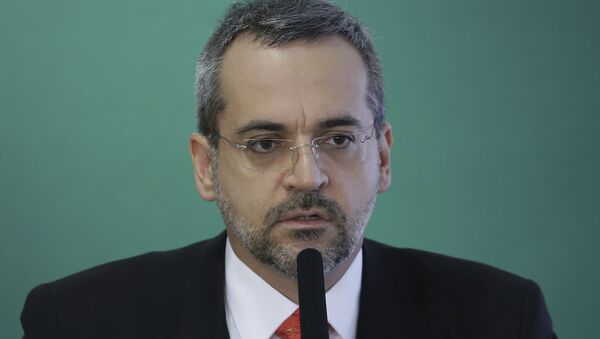 Abraham Weintraub, ministro de Educación de Brasil - Sputnik Mundo