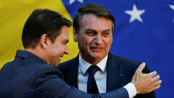 Alexandre Ramagem y Jair Bolsonaro, el presidente de Brasil Alexandre Ramagem y Jair Bolsonaro, el presidente de Brasil - Sputnik Mundo