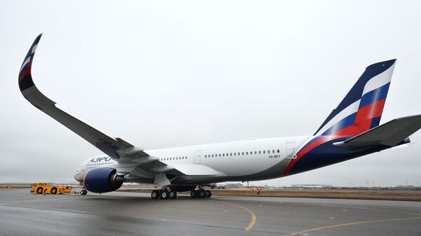 Un avión de Aeroflot (imagen referencial) - Sputnik Mundo