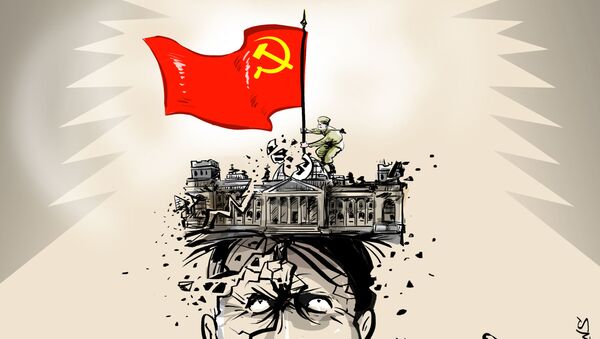 Momento de triunfo: la bandera soviética que derrotó a Hitler - Sputnik Mundo