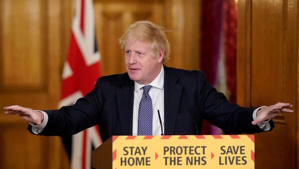 Boris Johnson, el primer ministro británico Boris Johnson, el primer ministro británico - Sputnik Mundo