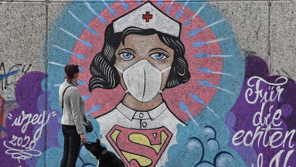 Grafiti en Berlín, Alemania - Sputnik Mundo