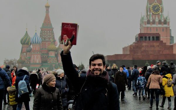 David Gómez Rodríguez en la Plaza Roja - Sputnik Mundo