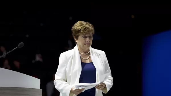Kristalina Georgiewa, la directora gerente del FMI Kristalina Georgiewa, la directora gerente del FMI - Sputnik Mundo