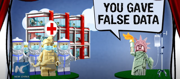 El vídeo de Xinhua, captura de pantalla - Sputnik Mundo