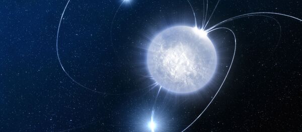 Un magnetar (ilustración) Un magnetar (ilustración) - Sputnik Mundo