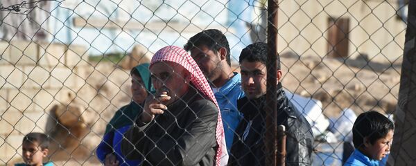 Refugiados sirios, foto de archivo - Sputnik Mundo