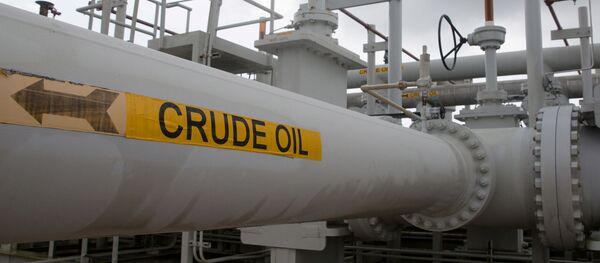 Una tubería de petróleo en Texas - Sputnik Mundo