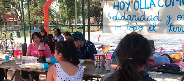 Olla común Lo Hermida, Santiago Olla común Lo Hermida, Santiago - Sputnik Mundo