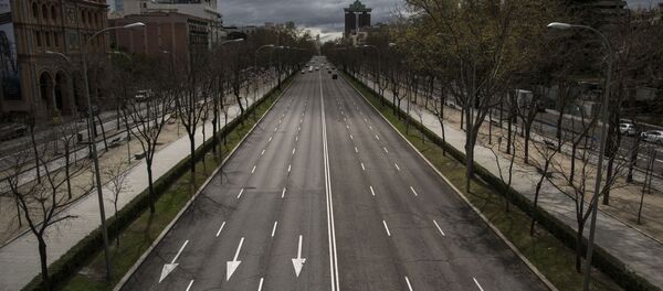 El Paseo de la Castellana en Madrid - Sputnik Mundo