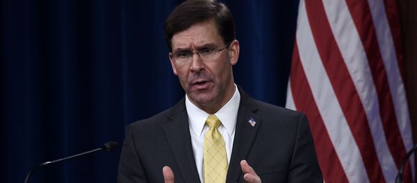 Mark Esper, secretario de Defensa de EEUU - Sputnik Mundo