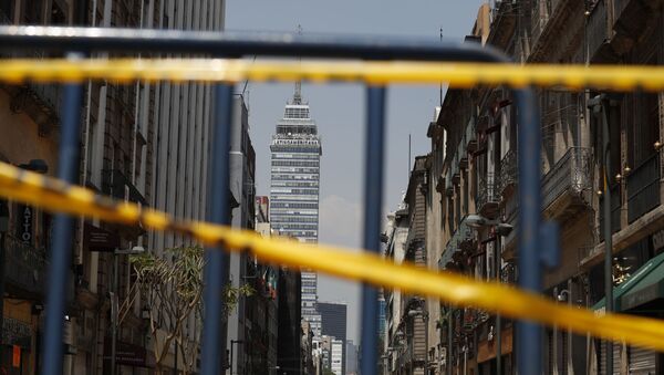 Torre Latinoamericana en Ciudad de México Torre Latinoamericana en Ciudad de México - Sputnik Mundo