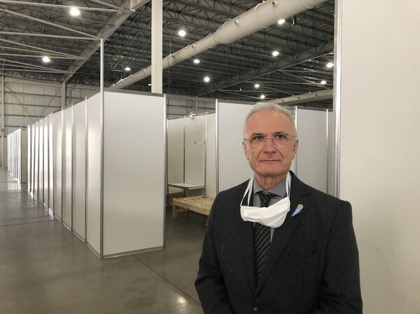 Argentina instala un colosal hospital de campaña en el parque tecnológico más grande del país - Sputnik Mundo