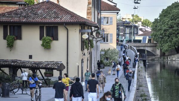 Desconfinamiento en Italia - Sputnik Mundo