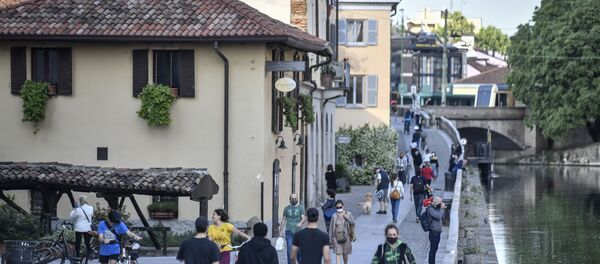 Desconfinamiento en Italia - Sputnik Mundo