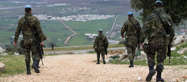 Unos soldados de la FPNUL, la misión de paz de la ONU en Líbano (archivo) - Sputnik Mundo