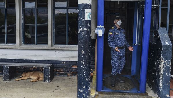 Cárcel Bellavista en Medellín durante la pandemia de COVID-19 - Sputnik Mundo