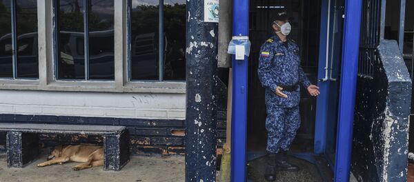 Cárcel Bellavista en Medellín durante la pandemia de COVID-19 - Sputnik Mundo