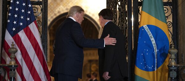 Presidente de EEUU, Donald Trump, y presidente de Brasil, Jair Bolsonaro - Sputnik Mundo