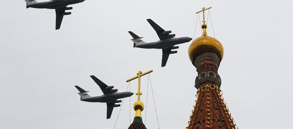 Desfile aéreo en Moscú por el 75 aniversario de la victoria sobre la Alemania nazi - Sputnik Mundo