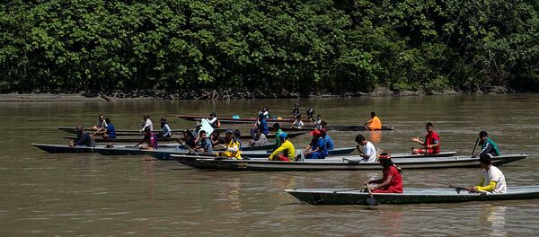 Los indígenas de la etnia Siekopai en la Amazonía ecuatoriana - Sputnik Mundo
