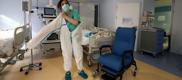 Una enfermera española (imagen referencial) - Sputnik Mundo