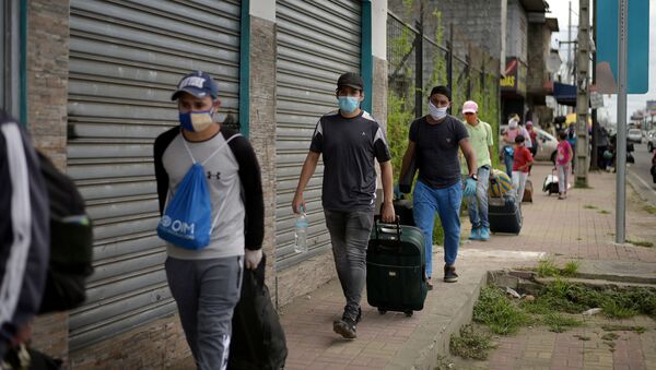 Migrantes venezolanos (imagen referencial) - Sputnik Mundo