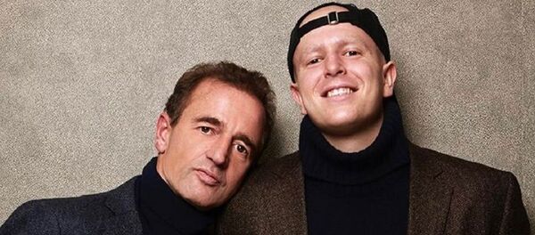 Alessando Lecquio junto a su hijo Álex Lecquio - Sputnik Mundo