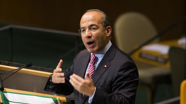 Expresidente de México Felipe Calderón - Sputnik Mundo